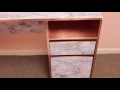 DIY Rose Gold Desk for under $25 #SuperEasy