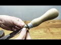 Restoration of the Old Chisel  New wooden handle
