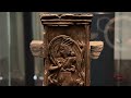 Wooden furniture of Herculaneum preserved from Vesuvius