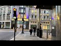 London City Walk at Sunset, Walking the Heart of Central London at Rush hour [4K HDR]