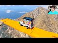 GTA-5 World's Highest 😫😱 दुनिया का सबसे ऊंचा !! Impossible Super Mega Ramp 😱 Challenge !! Indian DJ