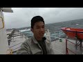 Vlog#23 Cảnh các con tàu vượt sóng lớn , tại khu vực biển dữ .