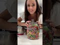 Making a candy salad