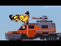 World of tanks: Helpless monster | MKZT Ballistic Missile Carrier Vs FIRE TRUCK|Cartoons about tanks