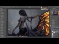 Painting process - Butterfly