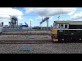 The Dean Forest Railway Railtour at Reading Hauled by Class 33 Locomotive 