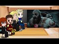 Avengers React to Kratos vs Thor || GOW  || Gacha React