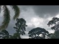 Thunderstorm clouds avoid area where BlueHoleSky is forming CME arrival 4-1-2022 florida