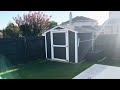 Backyard tour