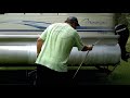 Cleaning aluminum pontoons