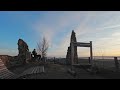 Scenic Virtual Hike to the Castle Ruins at Sunset | Waxenberg, Austria | Golden Hour | Relaxing