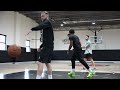 Cam Thomas In-Season Ball Handling & Finishing Warm-up with Trainer Justin Cooper!