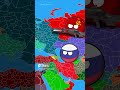 Apocalypse of Empires ⚔️💥| season 1| All parts |#shorts #countryballs #mapping #nutshell