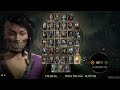 Mortal Kombat 11 - All Characters Select Animations + DLC Characters