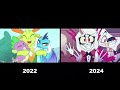 heartcloud productions 2022 and 2024 intros (side by side) (13+)