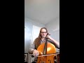 Old Joe Clark on Cello