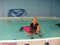 Dog's First Swimming Lesson Aqua Water Therapy in Ohio