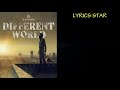Different World - Alan Walker (Lyrics English/Español)