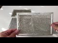 How to: No Scrub: Clean Range hood filter (Part II) with 6 Years of grease & oil