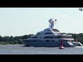 Superyacht ROCINANTE - first Seatrial after Refit - Lurssen Shipyard