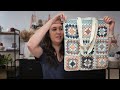 Transforming a Plain Canvas Bag with Granny Squares!