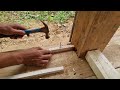 Wooden house 2024, How to build walls with wooden planks | Triêu Thị Sểnh