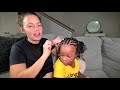 Tyanna's Hair Care Routine | Toddler Afro and Braids!