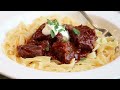 Beef Goulash - Hungarian Beef Goulash Recipe - Paprika Beef Stew