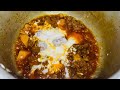 Tasty restaurant style aloo gosht recipe in Urdu Hindi by (Zohan Hyderabadi foods).