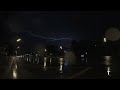 Slow motion footage of a lightning strike in a thunderstorm at 240 frames per second