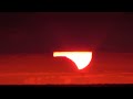 Annular Sunrise Solar Eclipse 11/03/2013