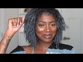 i needed a change.. i went silver! Trying As I Am Curl Color on my Microlocs | Keke J.