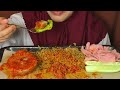 MUKBANG MIE GORENG CEKER MERCON TANPA TULANG BAKSO MERCON TIMUN SALADA KERUPUK