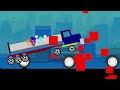 Stickman Bumper Cars Escape Challenge - Survival Stickman Race in Algodoo