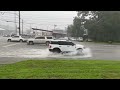 Heavy rain floods streets in Thomasville Friday morning