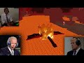 US Presidents React to CURSED Minecraft...