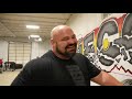 SQUATTING AND SLED PUSH WITH EDDIE HALL & ROBERT OBERST