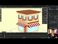 Blender 3D Grease Pencil Tutorial - Bakery Shop