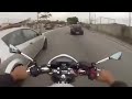 Thief shot robbing a motorcycle in Brazil (Reversed)