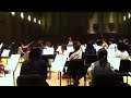 Seinan Gakuin Univ. Orchestra at Baylor Univ rehearsal