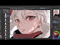 ✿ Full Character Illustration Process ● [clip studio paint ]