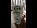 simple water boost micellar facial gel wash