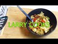 Larry cooks southern style cabbage