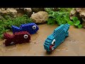 Menemukan ikan hias warna-warni, Ikan lele pelangi, ikan cupang - Stop Motion Ideas Funny ASMR