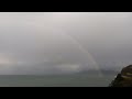 海上に架かる虹