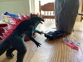 Godzilla vs shimo Stop motion (pls no hate this is my first stop motion)