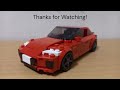 How I Built a LEGO Mazda RX-8 | Fits 4 Minifigures