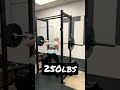 WOMAN SQUATS 250LBS | STARTING STRENGTH | #shorts #youtubeshorts