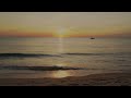 Fall Asleep to the Sunset Ocean Waves White Noise | Calming Ocean Sounds