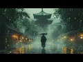 Peaceful Rain at the Japanese Temple - Healing Ambient Meditation - Calm Relaxation Ambient Music